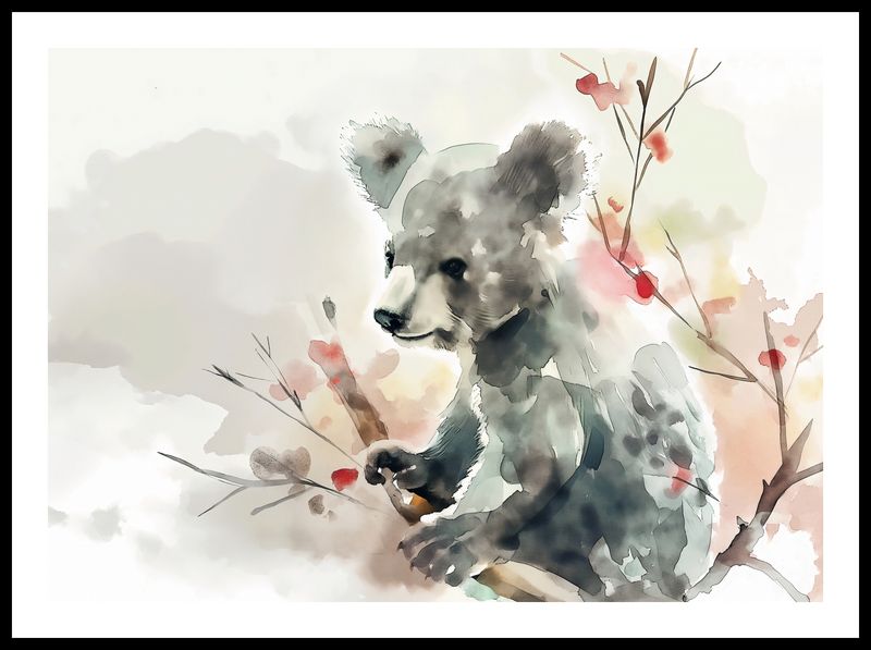 Plakat 70x50cm Akwarelowa Koala zdjęcie 3