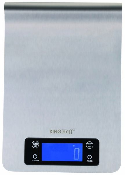 Waga Kuchenna Elektroniczna z WIESZAKIEM reling Prcyzyjna SREBRNA 5kg Timer zdjęcie 6