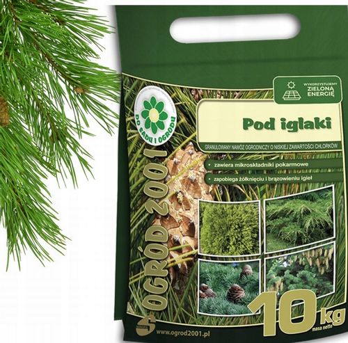 WIOSENNY nawóz do iglaków TUI10 KG SOLIDNY SZTRZAŁ W KOLORZE ZIELONE IGLAKI na Arena.pl