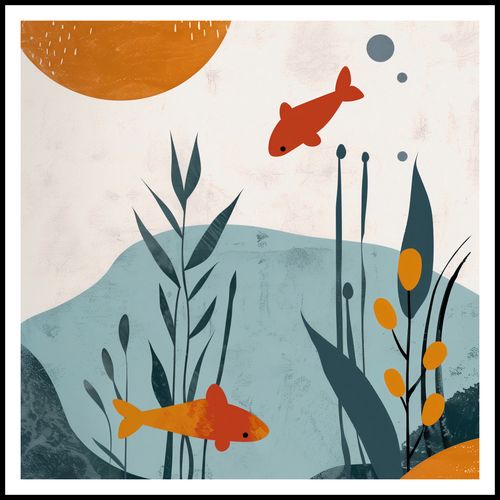 Plakat 90x90cm Podwodny Świat na Arena.pl