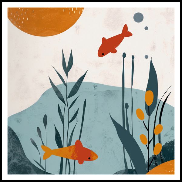 Plakat 90x90cm Podwodny Świat zdjęcie 3