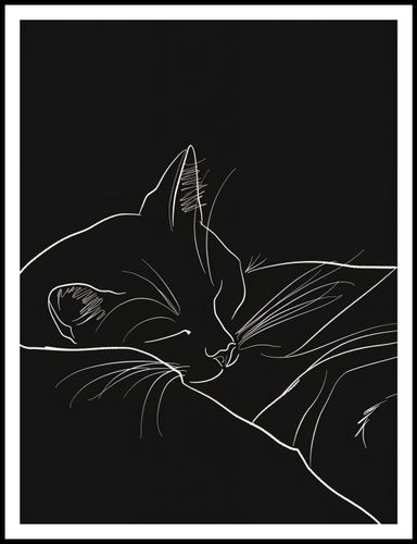 Plakat 75x100cm Nocny Spokój na Arena.pl