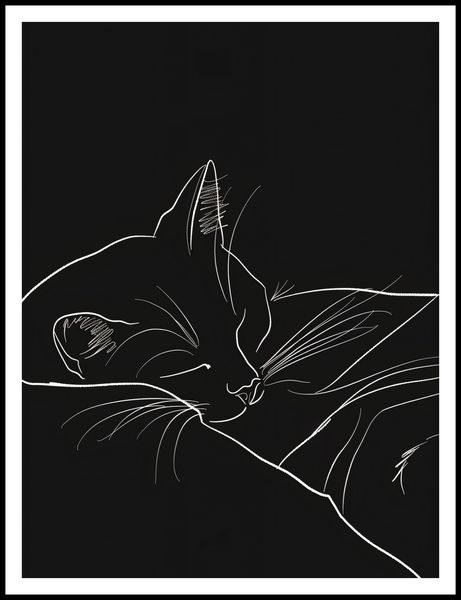 Plakat 75x100cm Nocny Spokój zdjęcie 3