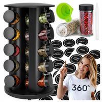 STOJAK OBROTOWY NA PRZYPRAWY PRZYPRAWNIK POJEMNIKI SŁOICZKI SŁOIKI