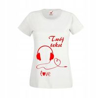 KOSZULKA TOP T-shirt z napisem twój tekst LOVE