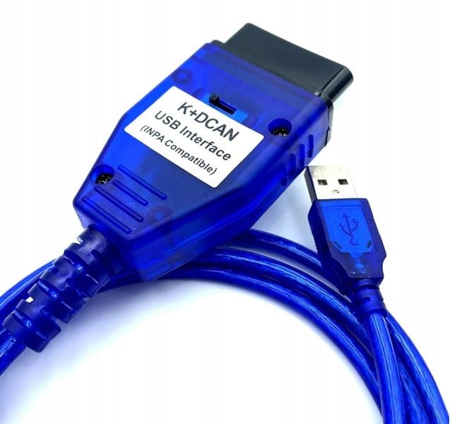 NOVADO KABEL INTERFEJS K+DCAN INPA ISTA NCS WINKFP BMW E36 E46 E60 E90 E65 zdjęcie 1