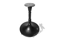 NOGA STOŁU E10 - NISKA Z TALERZEM KAPELUSZ ŻELIWNA PODSTAWA