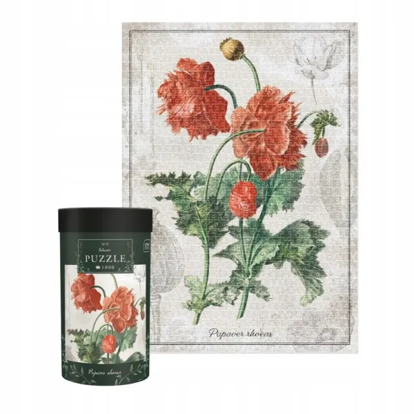 Puzzle 1000 elementów. Botanic Poppy zdjęcie 2