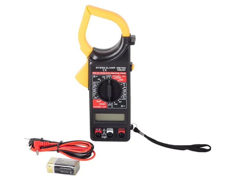 Miernik multimetr cęgowy cyfrowy elektroniczny lcd zdjęcie 11