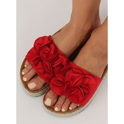 Klapki espadryle czerwone N-35 Red r.36 na Arena.pl