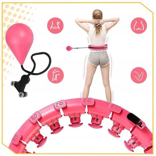 HULA HOP Z OBCIĄŻENIEM Odchudzające Obciążnikiem Smart z Wypustkami HULAHOP na Arena.pl
