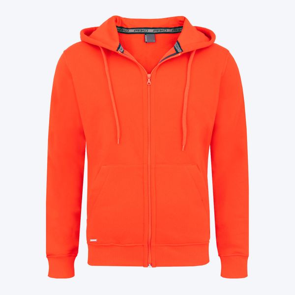 Bluza męska z kapturem pomarańczowa Ludwik Rozmiar - 4XL zdjęcie 3