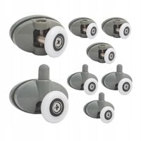 ZESTAW ROLEK DO KABIN PRYSZNICOWYCH POJEDYNCZE ROLKI AQUAFORM KOMPLET 23 MM