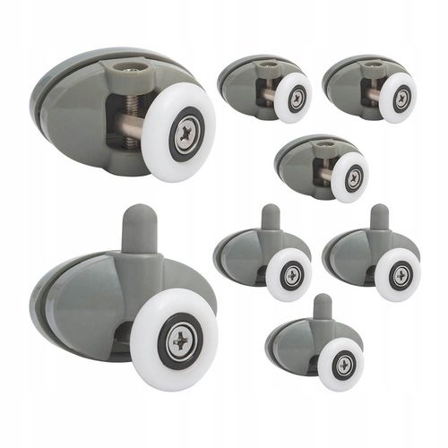 ZESTAW ROLEK DO KABIN PRYSZNICOWYCH POJEDYNCZE ROLKI AQUAFORM KOMPLET 23 MM na Arena.pl