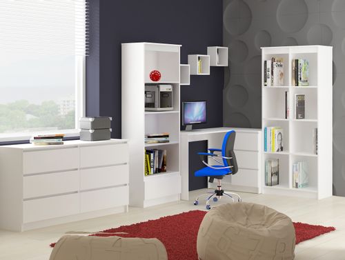 Półka ścienna K 25x25 cm komplet 3 szt. biała na Arena.pl