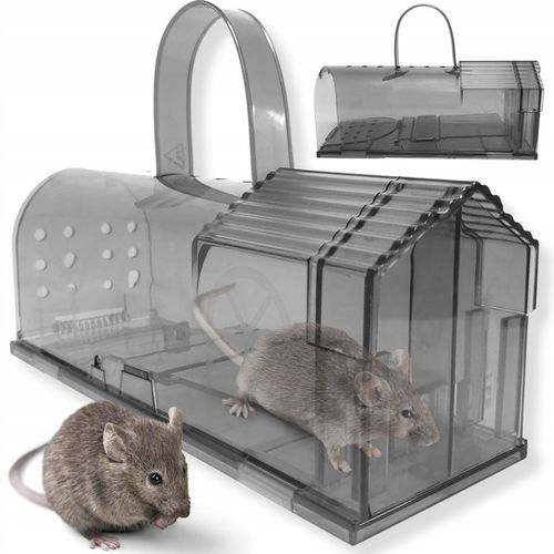 PUŁAPKA ŁAPKA ŻYWOŁAPKA NA SZCZURY MYSZY HUMANITARNA PRZENOŚNA na Arena.pl