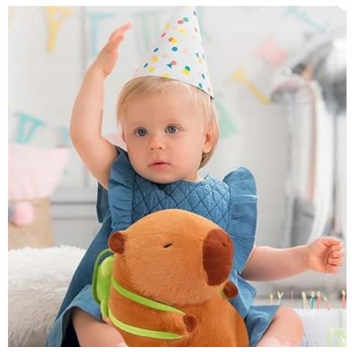 Maskotka Kapibara pluszak żółwik zabawka z plecakiem miękka pluszowa na Arena.pl