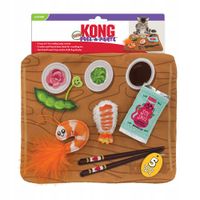 2X Zabawka interaktywna dla kotów Kong Pull-A-Partz Sushi Play Mat
