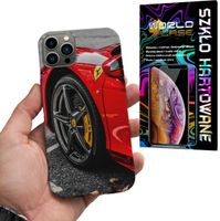 ETUI CASE DO IPHONE 16 PRO - FELGA AUTO AUTA FERRARI WYBÓR + SZKŁO