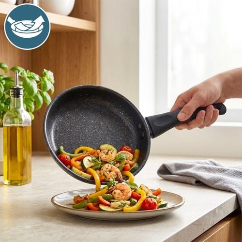 Patelnia granitowa BASIC LINE 20 cm na Arena.pl