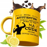Złoty Kubek Premium Dla Asystenta Na Prezent Z Nadrukiem Ze Zdjęciem