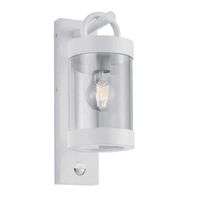 Industrialna LAMPA elewacyjna SAMBESI 204169131 Trio ścienna OPRAWA ogrodowa outdoor z czujnikiem ruchu IP44 biała
