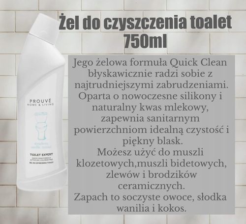 Prouve żel do czyszczenia toalet piękny zapach na Arena.pl