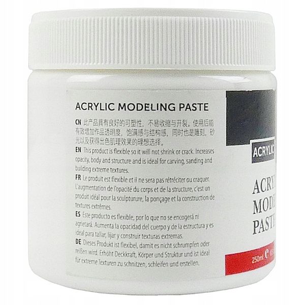 Pasta Strukturalna 3D Modelująca Masa Akrylowa 250 ml Phoenix zdjęcie 2