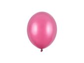 Balony metallic różowe hot pink strong, 12 cm 3 szt.