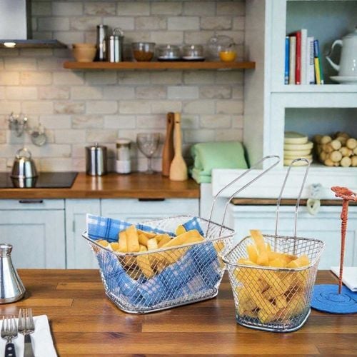 koszyk koszyczek stalowy do serwowania frytek 124459 na Arena.pl