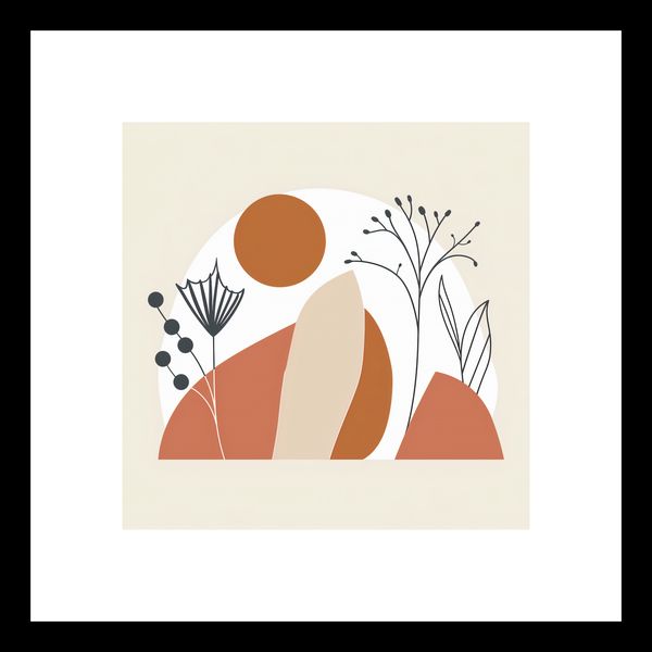 Plakat 20x20cm Organiczny Splot zdjęcie 3