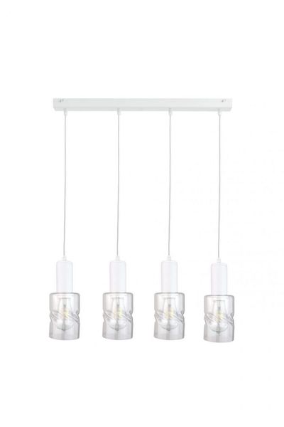 Lampa wisząca 4xE27 CROSS WHITE zdjęcie 1