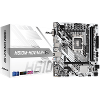 asrock h610m-hdv/m.2+ d5 matx lga1700 ddr5