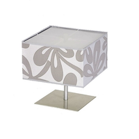 LAMPKA BIURKOWA NOCNA DO SYPIALNI LIMA SZARY MOTYW SANNELI DESIGN