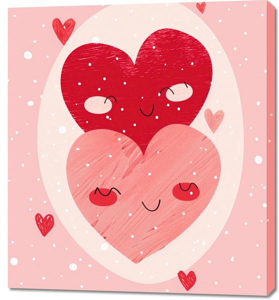 Obraz 90x100cm Ciepło Serca zdjęcie 1