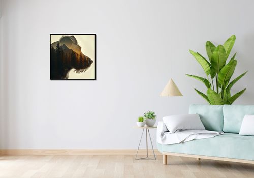 Plakat 60x60cm Psi Duch Lasu na Arena.pl