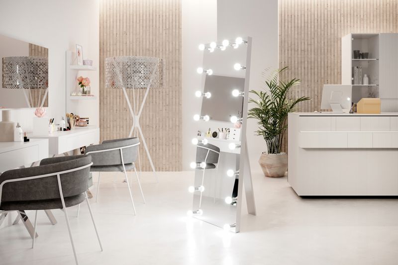 Lustro wizażowe Stojące Wiszące 160 x 60 !! Make up makijaż wizaż zdjęcie 5