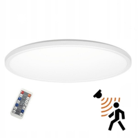 Plafon okrągły biały LED 24W 3CCT LX IP54 czujnik ruchu i zmierzchu Kobi