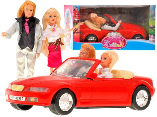 Samochód Kabriolet Cabrio + 2 Lalki Nowożeńcy na Arena.pl