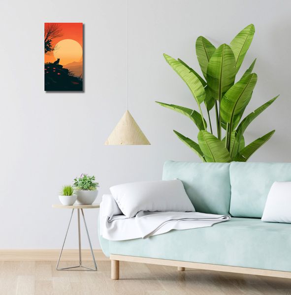 Obraz 20x40cm Kocie Wzgórze zdjęcie 2