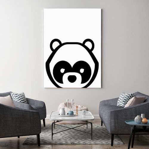 Deco Panel, Kontrastowa panda 80x120 na Arena.pl