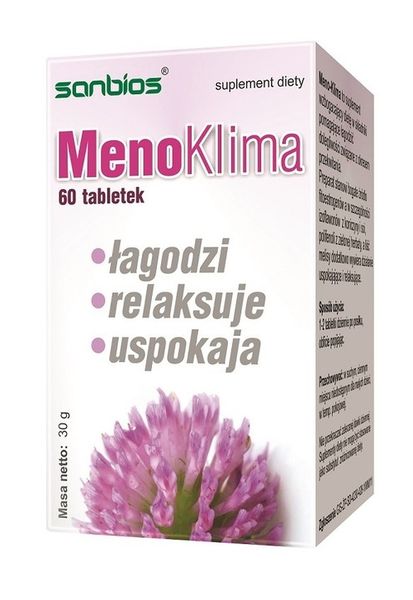 SANBIOS MENOKLIMA MENOPAUZA KONICZYNA 60 TABL zdjęcie 1