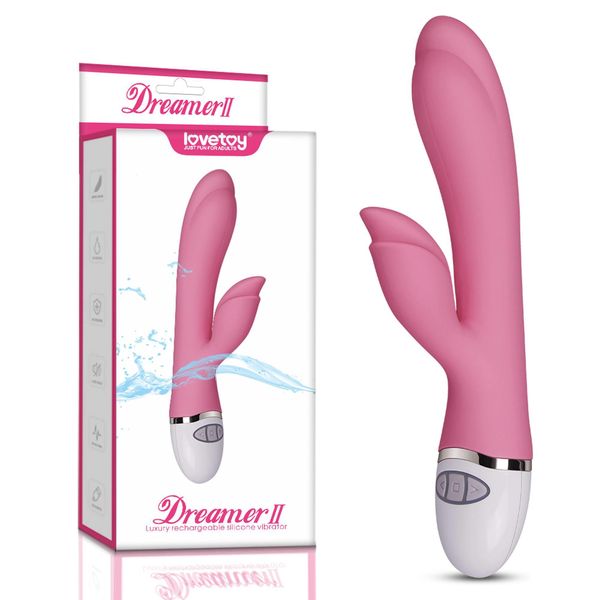 Jasnoróżowy Wibrator Stymulator Łechtaczki 20,5 Cm zdjęcie 1