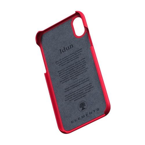 Materiałowe etui do iPhone Xs / X (Red) na Arena.pl