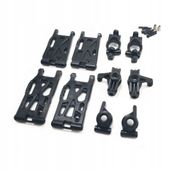 WLTOYS komplet zawieszenia piasty wahacze przód tył 144001 124017 124019
