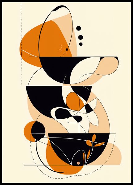 Plakat 64x90cm Taneczne Kręgi zdjęcie 2