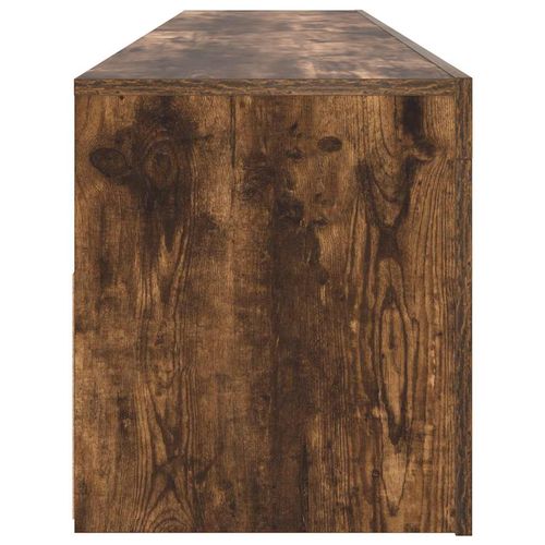 Szafka pod TV z oświetleniem LED, przydymiony dąb, 120x35x40 cm na Arena.pl