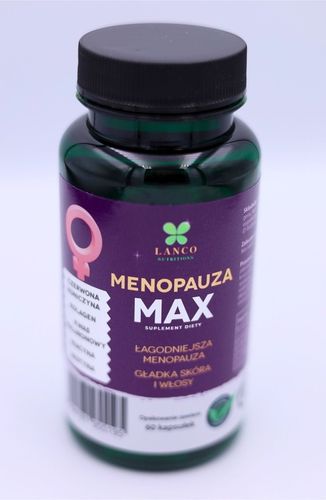 MENOPAUZA MAX PREMIUM dla dojrzałych kobiet Czerwona koniczyna Lanco 60kaps na Arena.pl