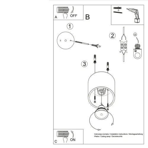 Plafon ORBIS 1 złoty na Arena.pl