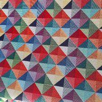 Tkanina dekoracyjna i obiciowa geometryczny wzór na poszuszki geometryczna